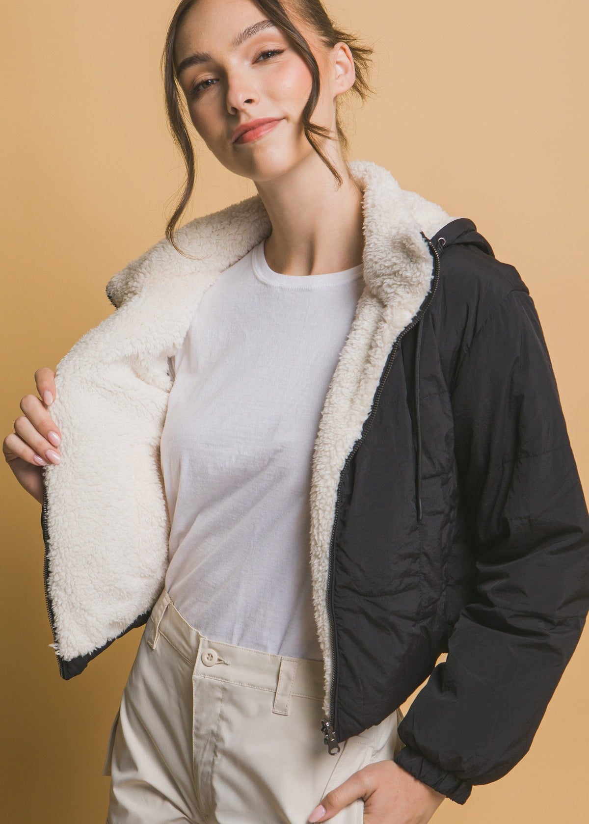 Megan Sherpa Jacket