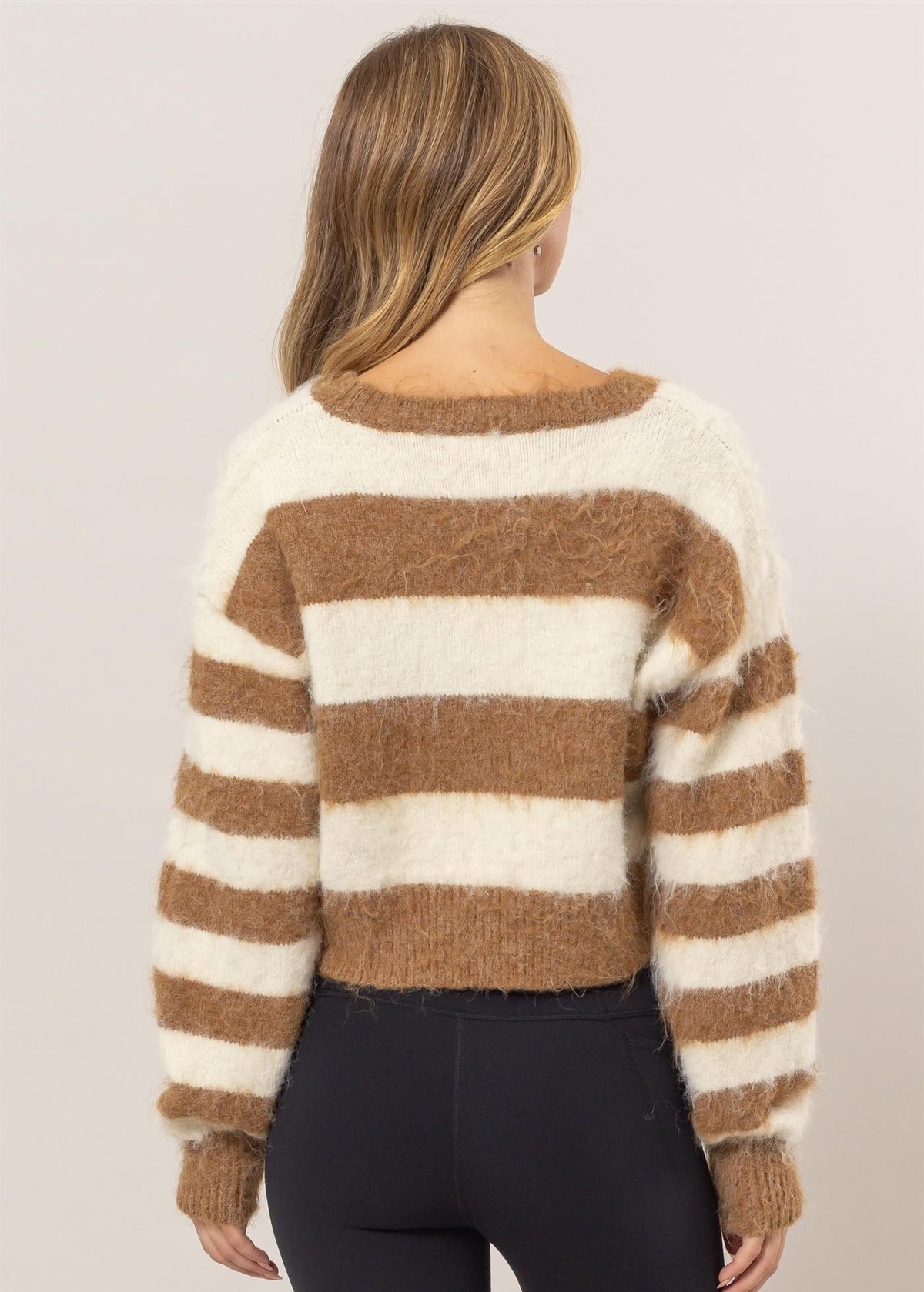 Hayden Cozy Striped Sweater