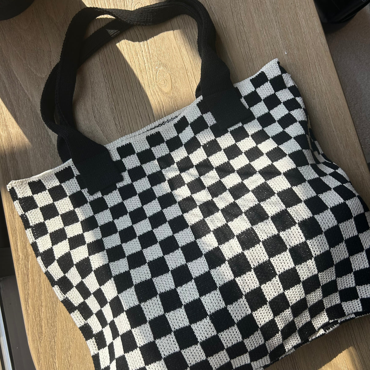 Checkered Tote