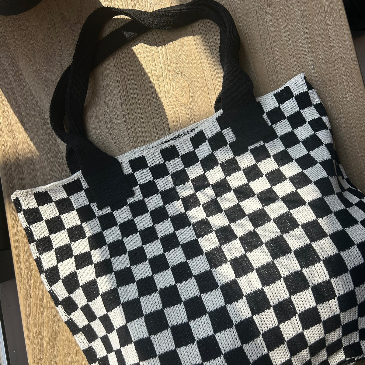 Checkered Tote