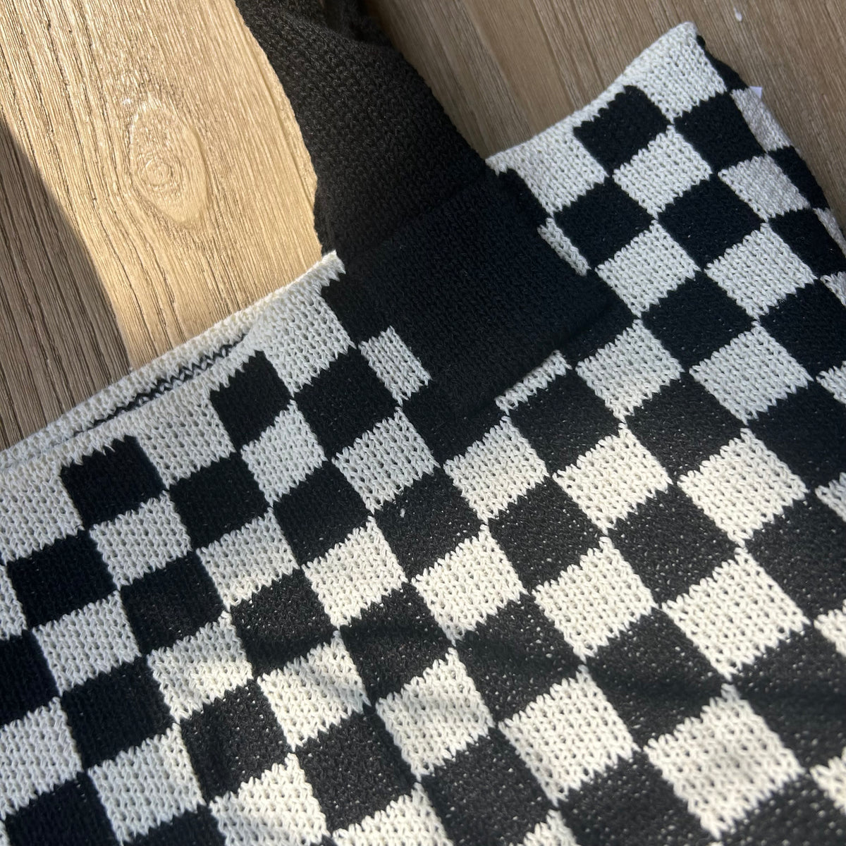 Checkered Tote