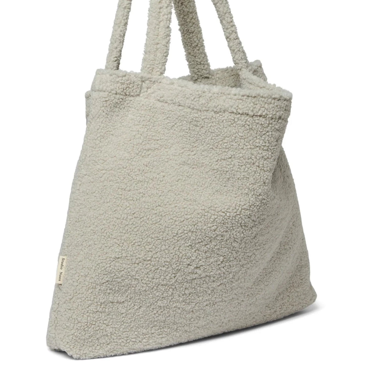 Light Grey Teddy Tote Bag