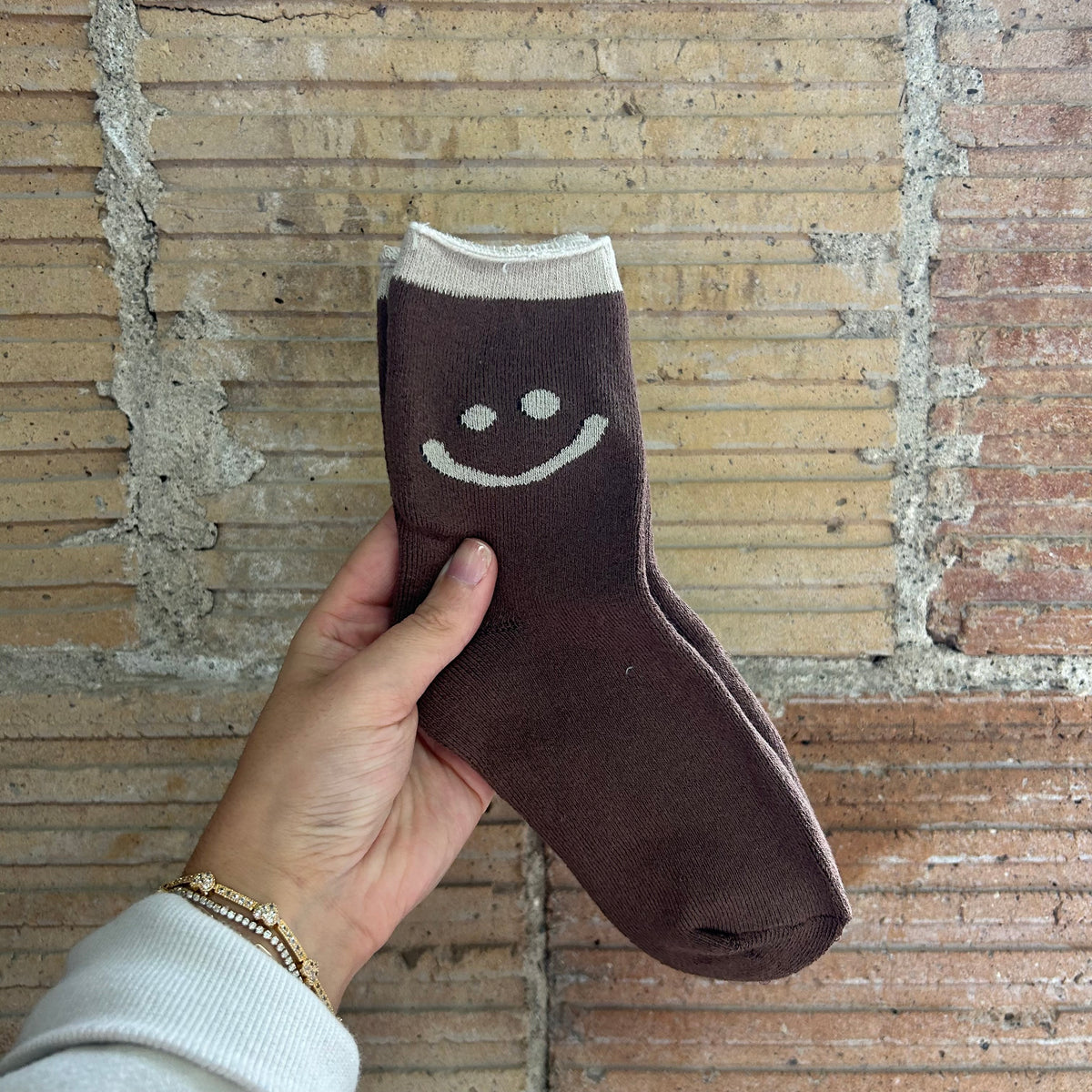 Cozy Smiley Socks
