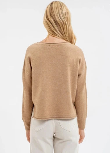 Alix Exposed Seam Sweater