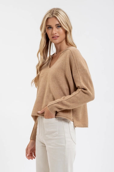 Alix Exposed Seam Sweater