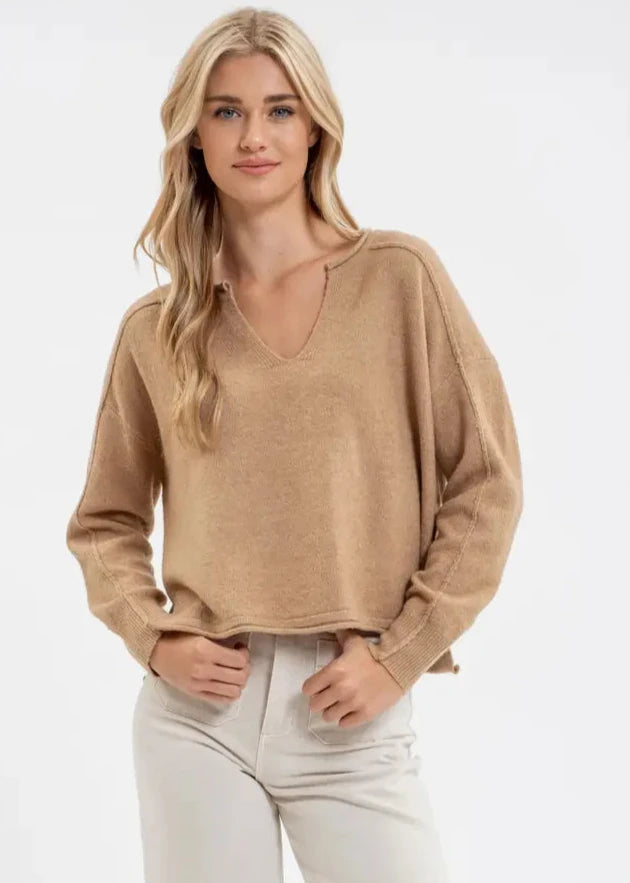 Alix Exposed Seam Sweater