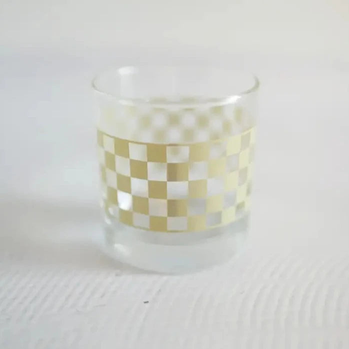 Checkerboard Cocktail Glass