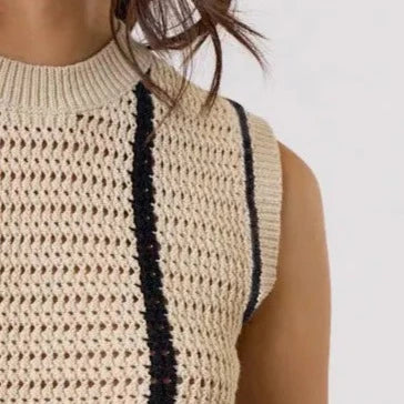 Dannie Crochet Top - Natural