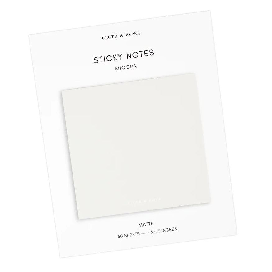 Note Neutrality Sticky Notes - Angora